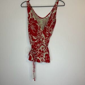 Diane Von Furstenburg Silk Wrap Tank 4